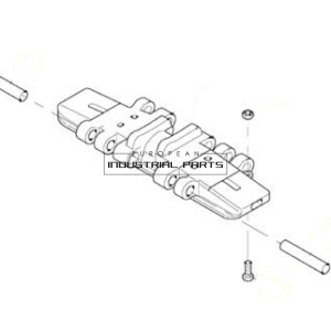 Pin for track shoe (CC1500)