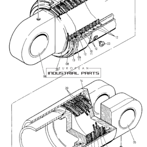 Derricking cylinder assy