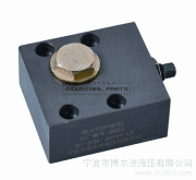 Single damping valve